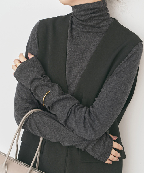 Spick＆Span（スピック アンド スパン） tシャツ 「追加」ハイネック