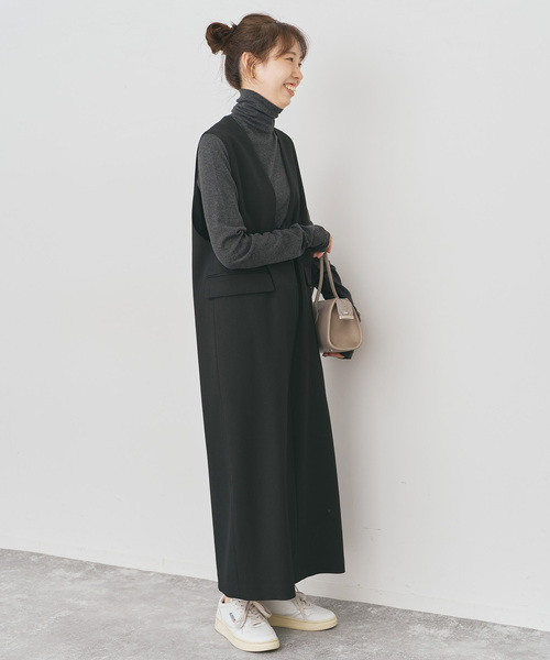 Spick and Span ハイネックブラウス　黒　スピックアンドスパン Spick & Span（スピックアンドスパン）の「ハイネックフリルブラウス4