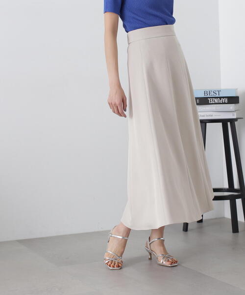 「N.（N. Natural Beauty Basic）」 フレアスカート MEDIUM ベージュ レディース_画像3