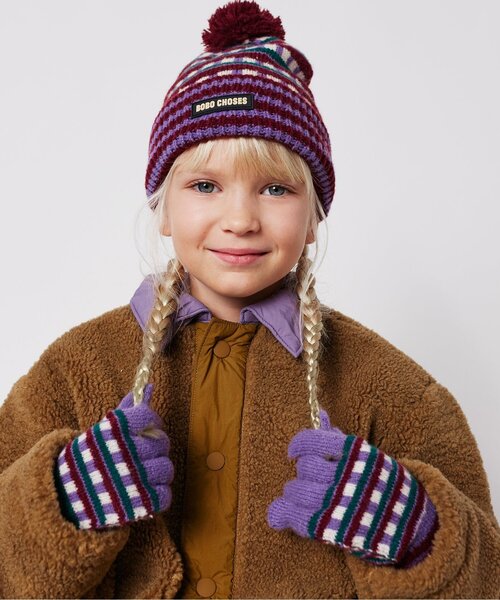 グローブ babom BOBO CHOSES（ボボショーズ） 手袋 jacquard long gloves「キッズ