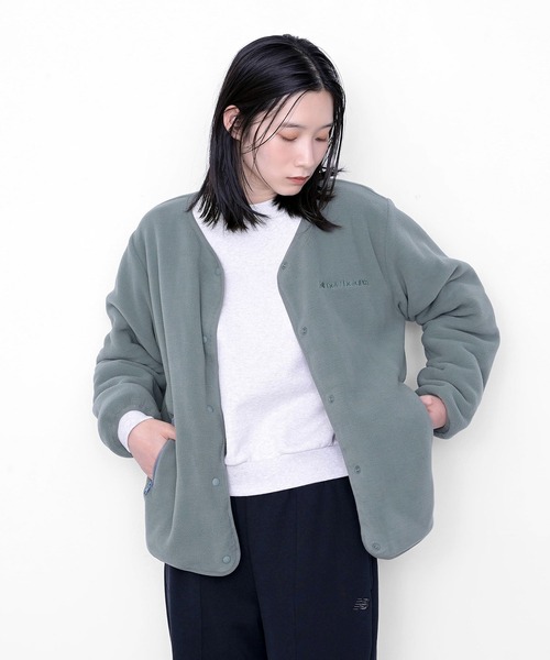 ニューバランス　カーディガン　パイル生地 New Balance（ニューバランス） カーディガン フリースカーディガン