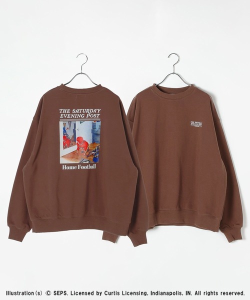 LEPSIM（レプシィム） トレーナー スウェット 「The Saturday Evening