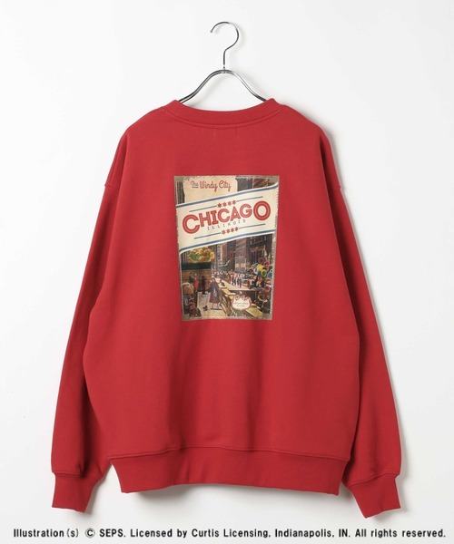 LEPSIM（レプシィム） トレーナー スウェット 「The Saturday Evening