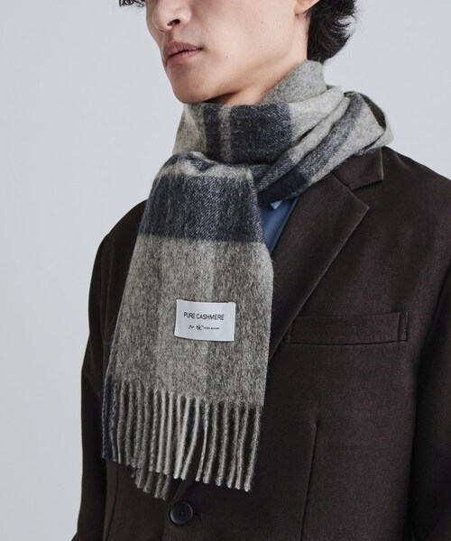 tk.TAKEO KIKUCHI（ティーケータケオキクチ） マフラー カシミヤ