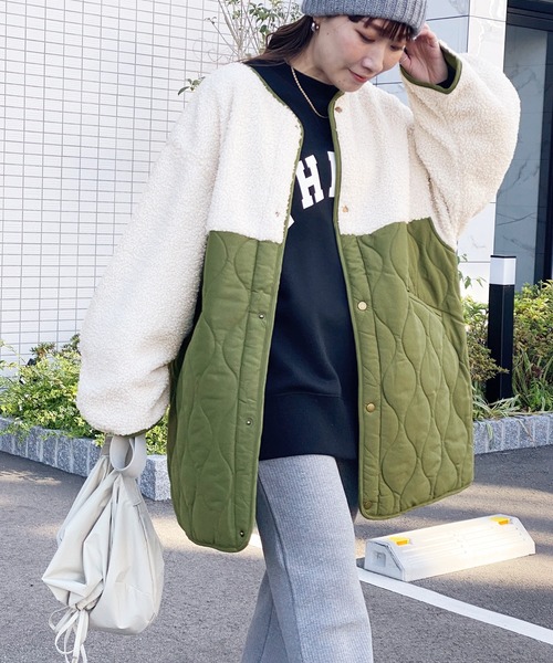 「reca」 コート M ベージュ レディース_画像6