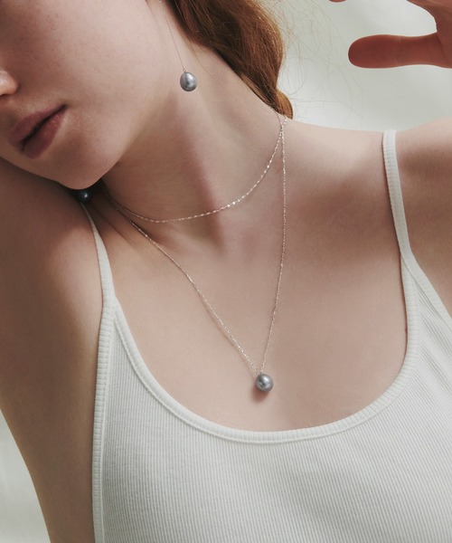 les bonbon（ルボンボン） ネックレス 「les bon bon」brume pearl 