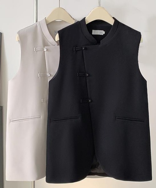 「Coo+i」 ノースリーブワンピース FREE グレー レディース_画像4