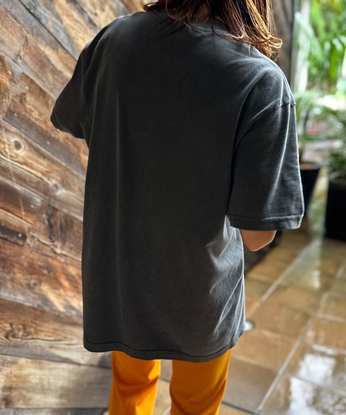 「mi via loca」 半袖Tシャツ LARGE スミクロ レディース_画像4
