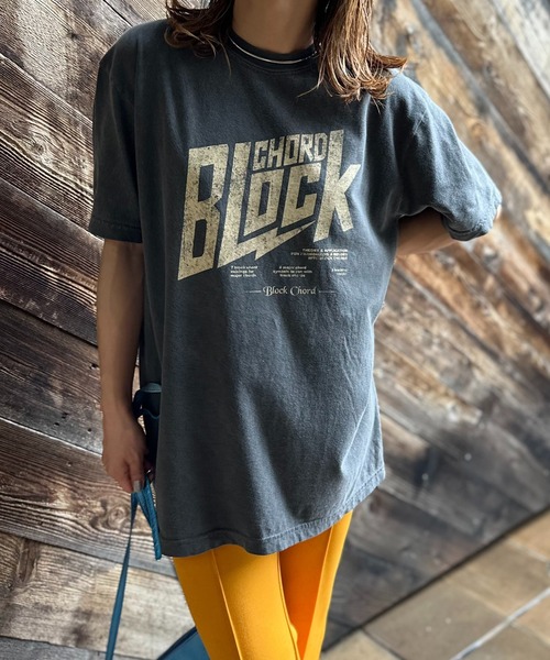 「mi via loca」 半袖Tシャツ LARGE スミクロ レディース_画像5