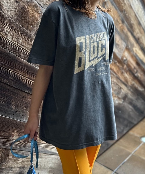 「mi via loca」 半袖Tシャツ LARGE スミクロ レディース_画像6