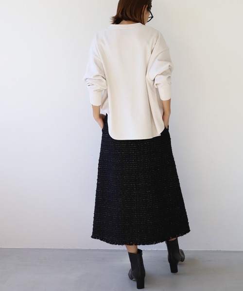 「AMERICANA」 7分袖カットソー FREE アイボリー レディース_画像6