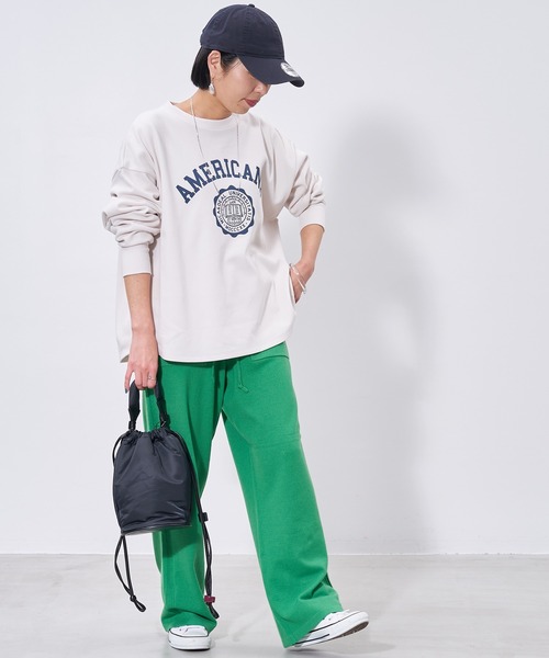 「AMERICANA」 7分袖カットソー FREE アイボリー レディース_画像9