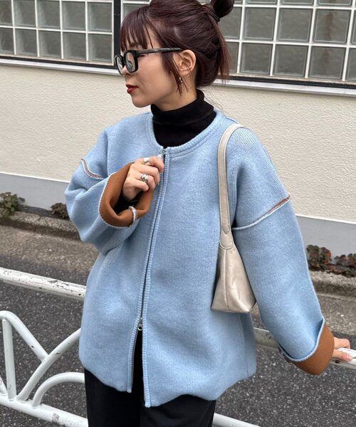 今期 A CCORDION ニット ジャケット カーディガン M 今期 A CCORDION ニット ジャケット カーディガン M ジャケットライク