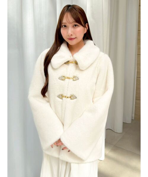 dazzlin（ダズリン） コート アウター ビットミドルミンクライクファー