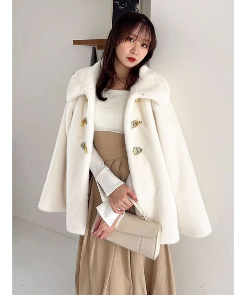 dazzlin（ダズリン） コート アウター ビットミドルミンクライクファー