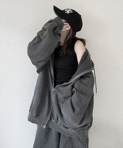 YACA（ヤーカ） パーカー Pigment Zip Parka/ピグメントジップパーカー 