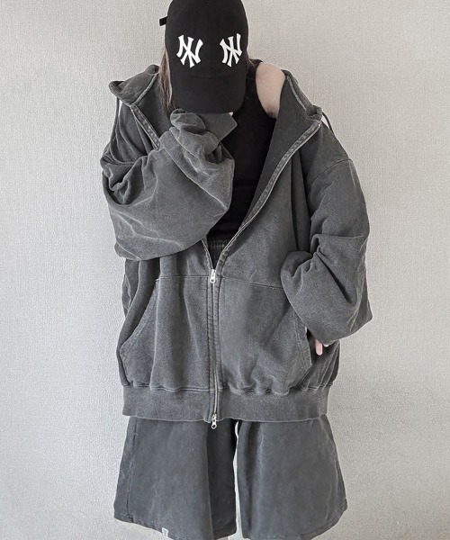 YACA（ヤーカ） パーカー Pigment Zip Parka/ピグメントジップパーカー