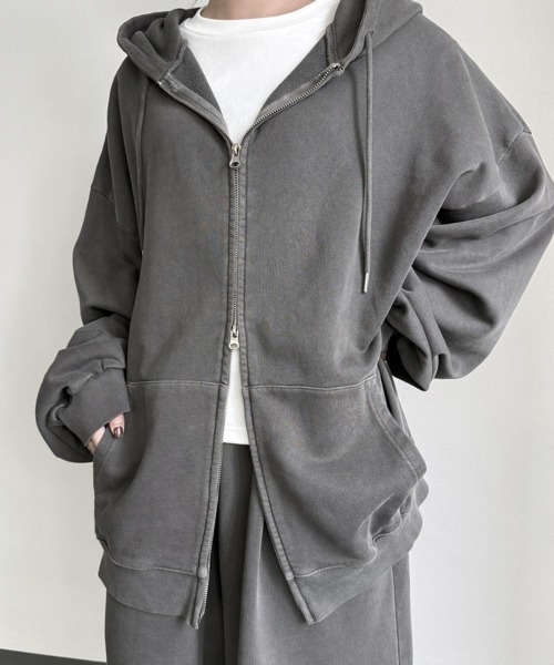 YACA（ヤーカ） パーカー Pigment Zip Parka/ピグメントジップパーカー