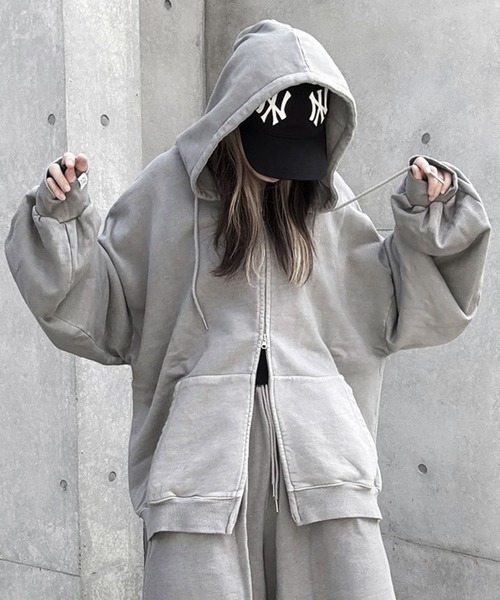 YACA（ヤーカ） パーカー Pigment Zip Parka/ピグメントジップパーカー