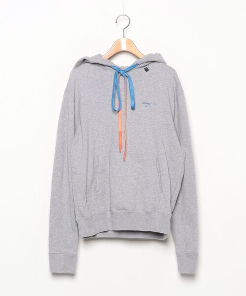 off white（オフホワイト） プルオーバーパーカー S グレー レディース