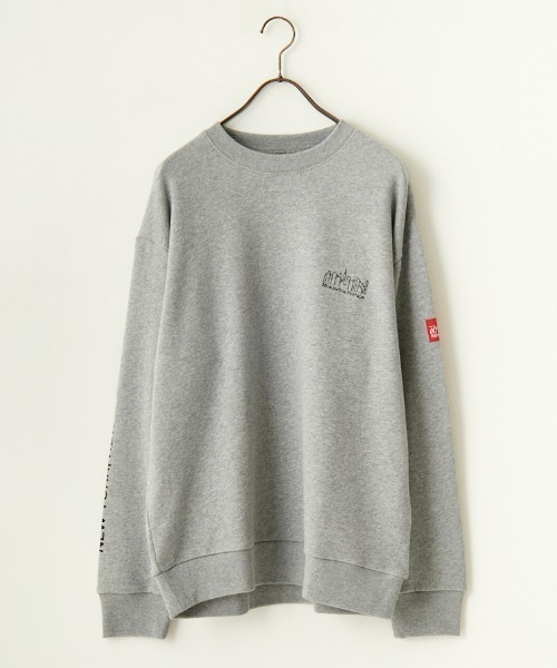 「Manhattan Portage」 スウェットカットソー X-LARGE アイボリー レディース_画像8