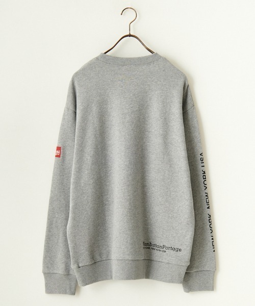 「Manhattan Portage」 スウェットカットソー X-LARGE アイボリー レディース_画像9