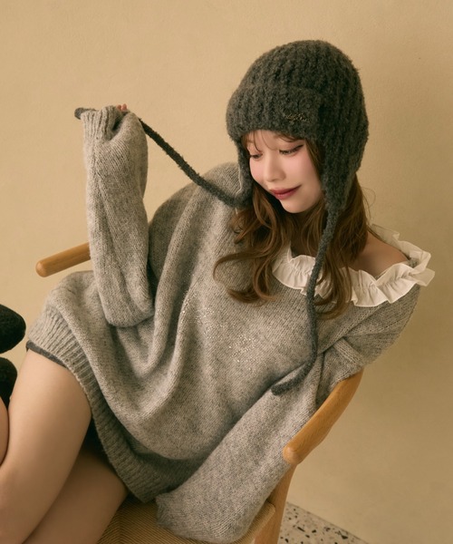 TITTY＆CO.（ティティーアンドコー） ニット セーター フリル襟付き