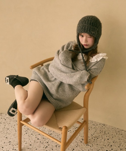 TITTY＆CO.（ティティーアンドコー） ニット セーター フリル襟付き