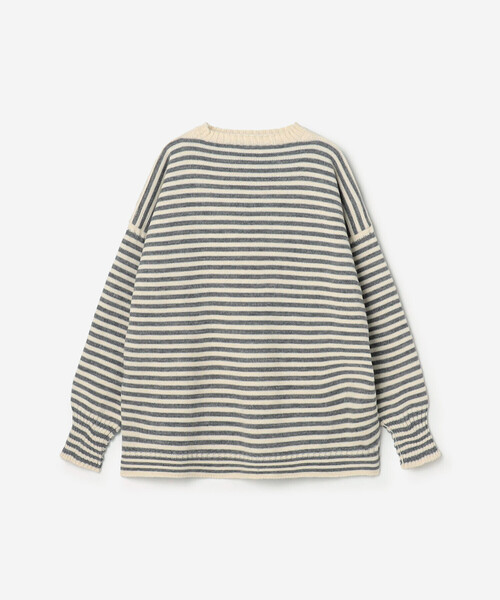 Le Tricoteur / ニット・セーター(薄手)/36/ウール/CRM/ボーダー Le Tricoteur（ルトリコチュール） ニット セーター | 「別注