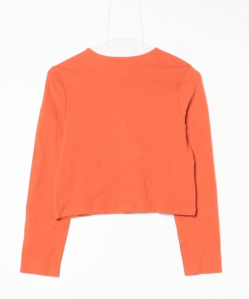 「archives」 カーディガン - オレンジ レディース_画像2