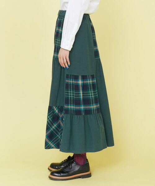 「FRAPBOIS」 フレアスカート 1 オレンジ レディース_画像3