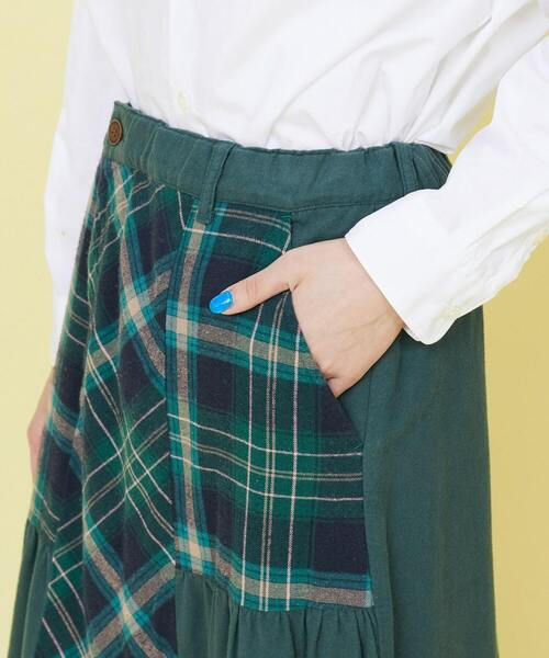 「FRAPBOIS」 フレアスカート 1 オレンジ レディース_画像7