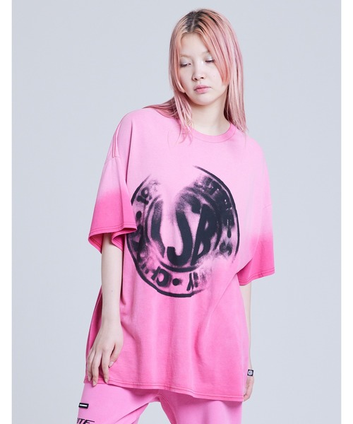 「Little sunny bite」 半袖Tシャツ MEDIUM ブラック レディース_画像3