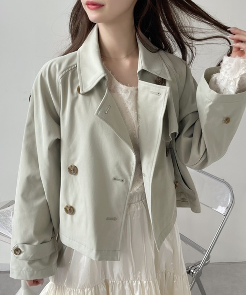 「Ada.」 トレンチコート FREE ベージュ レディース_画像2