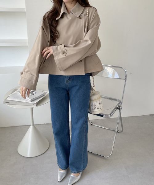「Ada.」 トレンチコート FREE ベージュ レディース_画像7