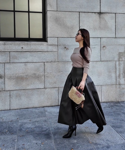 THEODORIC.dy（セオドリックディ） ニット セーター ワイドファーオフ