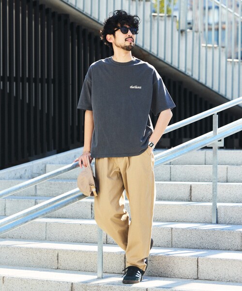 「FREAK'S STORE」 半袖Tシャツ SMALL ブラック×ブラック メンズ_画像4
