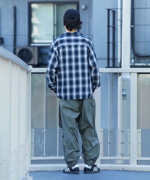 「FREAK'S STORE」 長袖シャツ MEDIUM ブラック メンズ_画像5