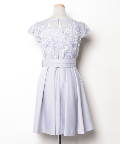 「LAISSE PASSE」 ドッキングワンピース 36 パープル レディース_画像2