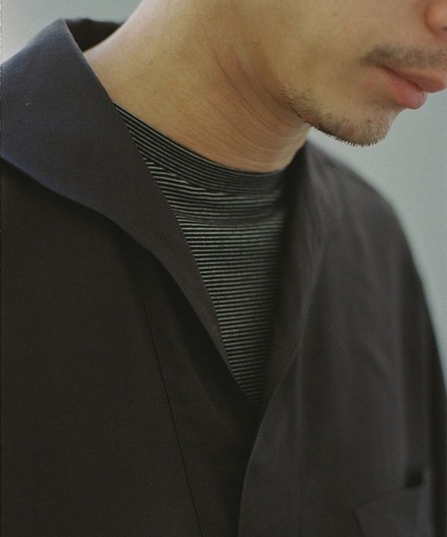 「LIDNM」 長袖シャツ MEDIUM ブラック系その他 メンズ_画像4