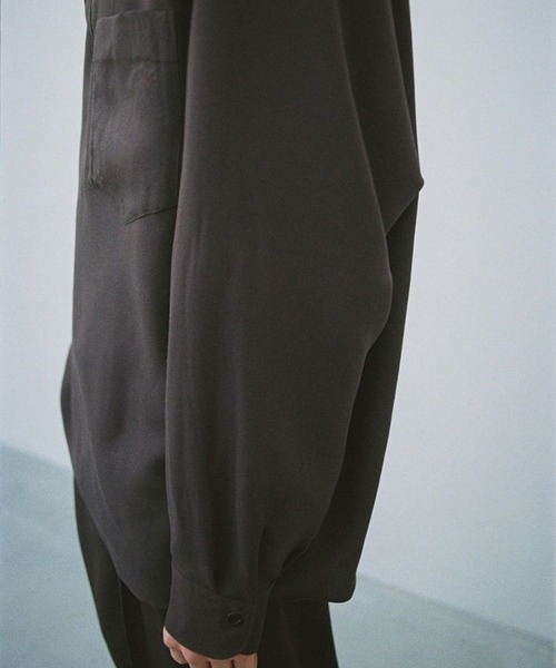 「LIDNM」 長袖シャツ MEDIUM ブラック系その他 メンズ_画像8