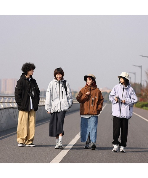 「SAISON DE PAPILLON」 「BLUEHCHN」マウンテンパーカー L ブラウン メンズ_画像9