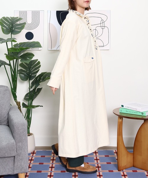 Emago（イマゴ） ワンピース 衿花刺繍ワンピース : ZOZOTOWN Yahoo!店