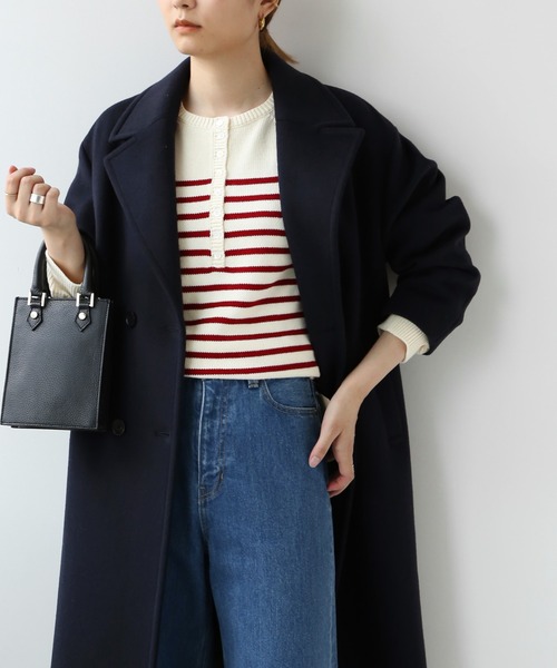 JOURNAL STANDARD relume」 チェスターコート 38 ネイビー レディース