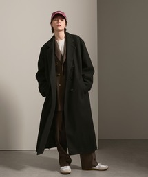 「EMMA CLOTHES」 チェスターコート M ダークネイビー メンズの画像6