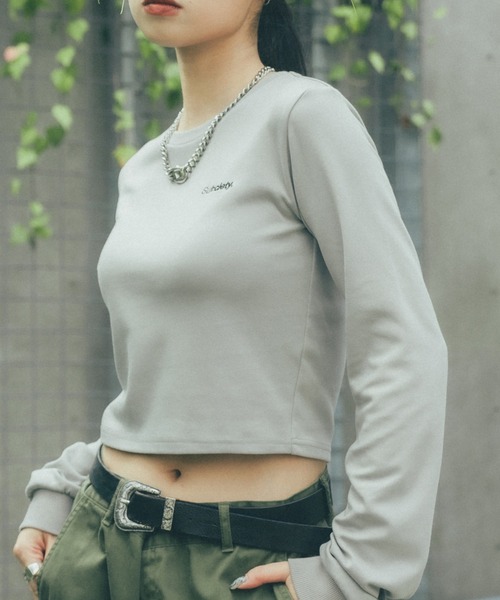 「Subciety」 長袖カットソー FREE ブラック レディース_画像9