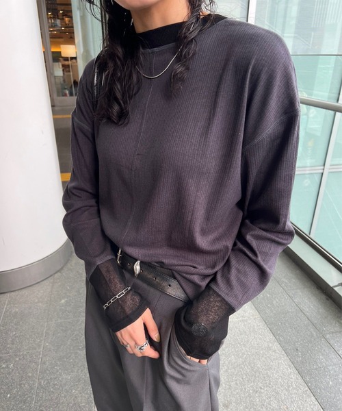 Ameri（アメリ） tシャツ COTTON SILK SOFT TOP レディース : ZOZOTOWN