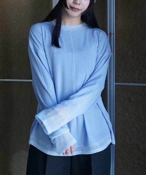 Ameri（アメリ） tシャツ COTTON SILK SOFT TOP レディース : ZOZOTOWN