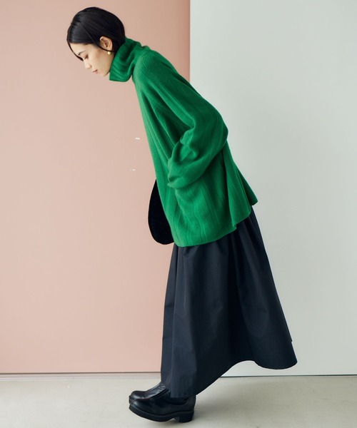 「BARNYARDSTORM」 タートルネックニット FREE グリーン レディース_画像9