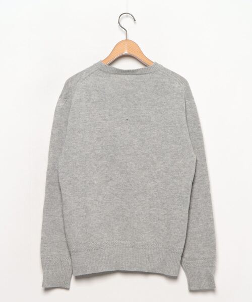 「SEVESKIG」 長袖ニット MEDIUM グレー メンズ_画像2